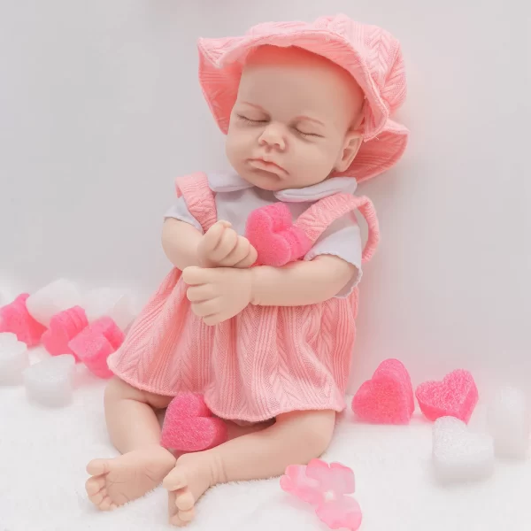 12″ solid silicone reborn doll girl - Image 3