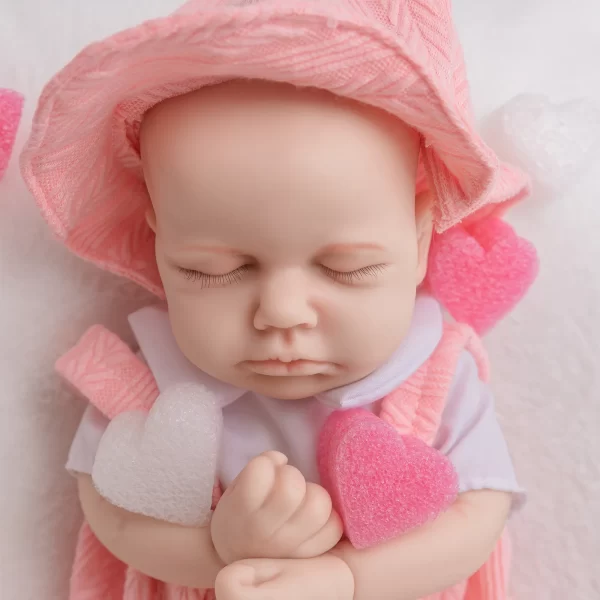 12″ solid silicone reborn doll girl - Image 4