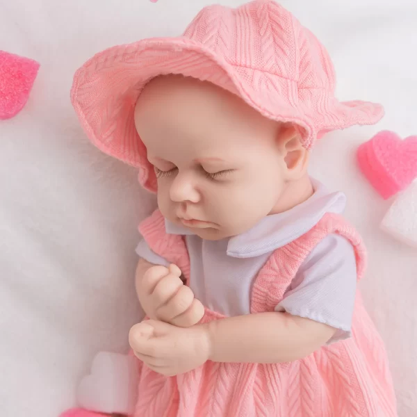 12″ solid silicone reborn doll girl - Image 5