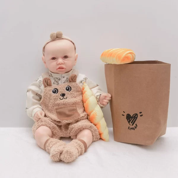 20 Inch Newborn Baby Girl Lifelike Handmade Real Life Soft Body - Image 3