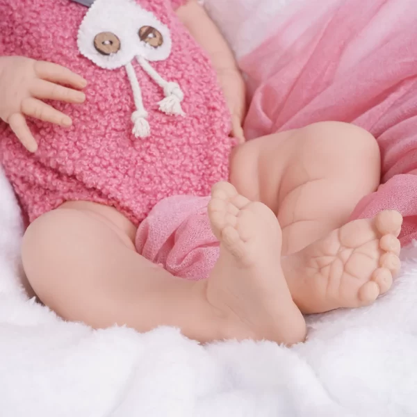 16.9" Lifelike Baby Girl Doll Real Toy - Image 4