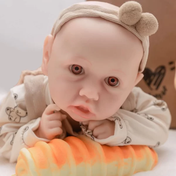 20 Inch Newborn Baby Girl Lifelike Handmade Real Life Soft Body - Image 4