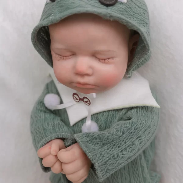 12" solid silicone reborn doll boy - Image 6