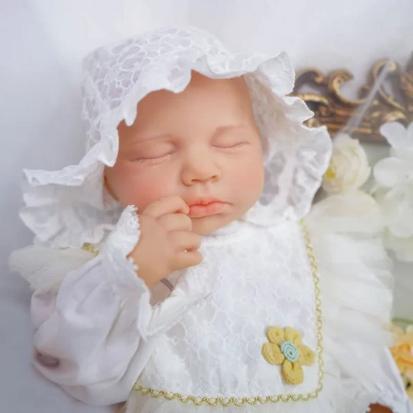 18.5"/47 cm silicone newborn hand-painted reborn doll soft and lifelike - Image 6