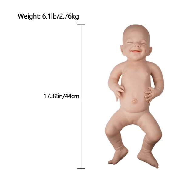 16.9" Lifelike Baby Girl Doll Real Toy - Image 6