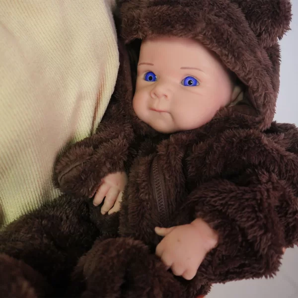 20 inch cute silicone reborn doll, handmade painted holiday birthday gift - Image 7