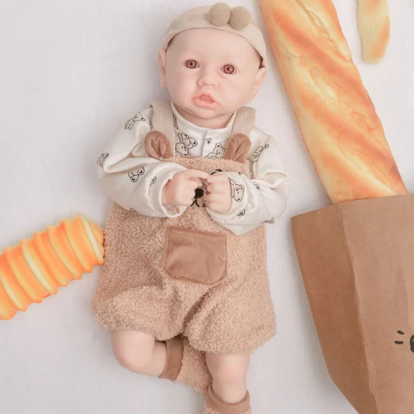 20 Inch Newborn Baby Girl Lifelike Handmade Real Life Soft Body - Image 6