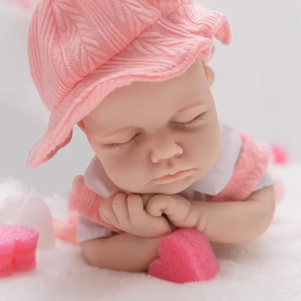 12″ solid silicone reborn doll girl - Image 7
