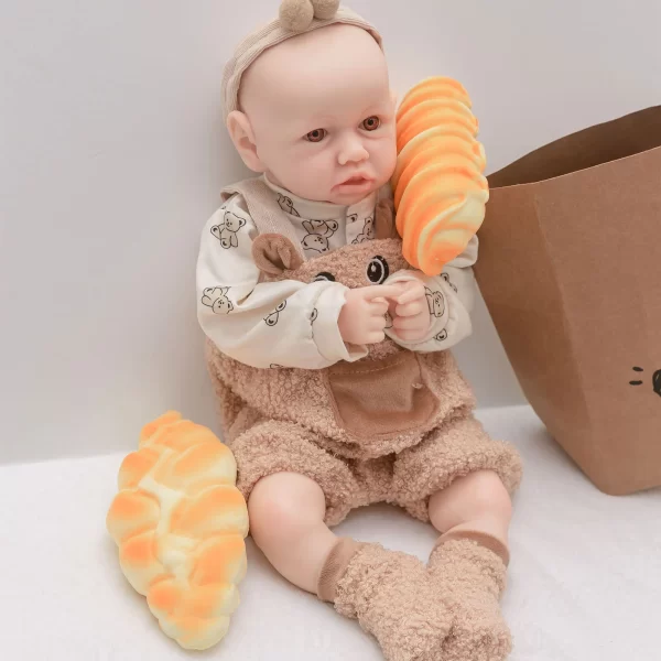 20 Inch Newborn Baby Girl Lifelike Handmade Real Life Soft Body - Image 7